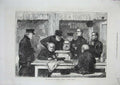 Original Old Antique Print 1871 New Wars Warriors Chelsea Hospital Men 19th