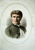 Original Old Antique Print 1883 Portrait Madame Christine Nilsson Prim Donna