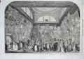 Old Antique Print Exhibition Royal Academy Art Paintings Portraits 1861 19th