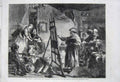 Original Old Antique Print Studio Rembrandt Art Painting Portrait 1861 Gilbert
