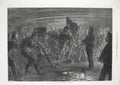 Antique Print *3519 1873 Royal Naval Artillery Volunteers Exercise Fine Art