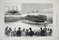 Antique Old Print *3520 1880 Launch Emperor Russia Yacht Livadia Glasgow Ship