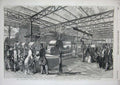 Old Antique Print 1851 Machinery Crystal Palace Hibbert Cotton Machines 19th