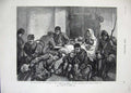 Old Antique Print 1877 Russo-Turkish War Families Migrating Ibraila Train 19th