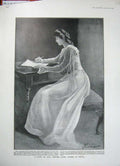 Original Old Antique Print 1903 Portrait H.R.H Princess Louise Duchess Argyll