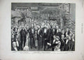 Old Antique Print 1881 South Kensington Museum Medical Congress Fine Art 19th