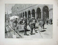Old Antique Print 1893 Sydney General Post Office Australia English Mail 19th