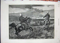 Original Old Antique Print 1879 Ekowe Lord Chelmsford Colonel Pearson War Art
