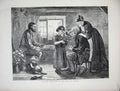 Original Old Antique Print Window Gardening Poor People London Flowers 1872
