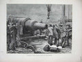 Old Antique Print Testing 35-Ton Gun Woolwich War Weapons Fine Art 1871