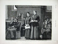 Original Old Antique Print 1877 Blind Girls Singing Royal College Music Norwood