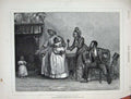 Old Antique Print 1877 Dudley Gallery Art Black Family Children Fireplace 19th