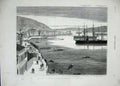 Old Antique Print 1877 War Turkish Ships Buyukdere Messouide Loutfi Pasha 19th