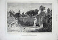 Old Antique Print 1878 Cotman Fine Art Man Horse Lady Romance Dog Birds 19th