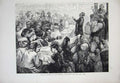 Original Old Antique Print 1871 Auction Sale Imperial Linen Civil List Paris