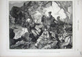 Original Old Antique Print 1874 Holidays Ascent Mountain Climbing Snowdon Wales