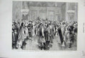 Original Old Antique Print 1878 Fancy Ball Brighton Pavilion Hospital Children