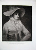 Original Old Antique Print Portrait Marchioness Hertford Earl Carlisle