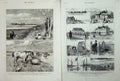 Antique Old Print 1882 Marquis Lorne Lake Superior Rocky Mountains Quebec 19th