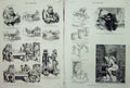 Old Antique Print 1882 Art Caricature Germany Drawings Cravat Costumes 19th