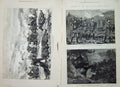 Old Antique Print 1877 War Russian Deserters Turkish Outpost Plevna Army 19th