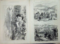 Old Antique Print 1876 War Sofia Nish Siers Soulon Dervent Pasha Hafiz 19th