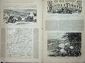 Old Antique Print 1877 War Russia Turkey Karahassankoi Kizila Ambulance 19th