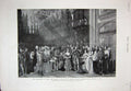 Old Antique Print 1891 Christening Prince George'S Chapel Windsor Castle 19th