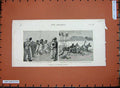 Original Old Antique Print 1887 Sports Burmah Mules Racing Ladies Water Chattee