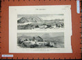 Old Antique Print 1884 Adi Teeklar Allula King John Palace Adowa Hewett 19th