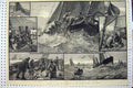 Original Old Antique Print 1883 Sea Fishing Trawler Boats Dogger Bank Fine Art
