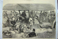 Old Antique Print 1872 Peninsular Oriental Steamer Ship Red Sea Passenger 19th