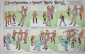 Original Old Antique Print Uncle Alex Children Comedy Foxy Grandpa Cartoon 1903