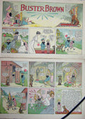 Old Antique Print Foxy Grandpa Cartoon 1906 Buster Brown Fancy Costumes 20th