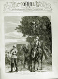 Old Antique Print 1882 War Egypt English Vedette Ramleh Kafr-Dowar Army 19th