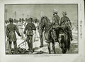 Original Old Antique Print 1882 War Egypt Garrisons Aboukir Forts Siers Horses