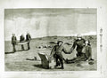 Original Old Antique Print 1882 War Egypt Battle Tel-El-Kebir Wounded Siers