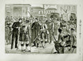 Original Old Antique Print 1882 Sick Wounded Siers Woolwich Campaign Egypt 19th