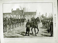 Old Antique Print 1882 Prince Wales Colonel Milne-House Albany Barracks 19th