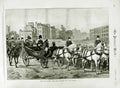 Original Old Antique Print 1882 Royal Review Queen Naval Brigade Siers Horses