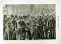 Original Old Antique Print 1882 Siers Guards Egypt Victoria Railway Station