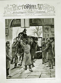 Old Antique Print 1883 Napoleonic Manifesto Prince Napoleon Paris D'Antin 19th