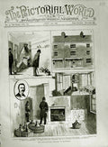 Original Old Antique Print 1883 Nitro-Clycerine Discovery Birmingham Whitehead