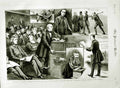 Old Antique Print 1883 House Commons Gladstone Lord Randolph Irish Sec. 19th