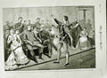 Old Antique Print 1883 Silver Wedding Berlin Painter Dielitz Royal Party 19th