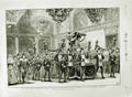 Original Old Antique Print 1883 Silver Wedding Berlin Princess William Chariot