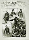 Old Antique Print 1883 Parliament House Commons Forster Trevelyan Kelly 19th