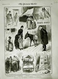 Old Antique Print 1883 War Exhibition Humphrey'S Hall Knightsbridge Arabi 19th