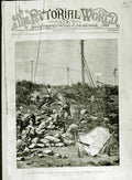 Old Antique Print 1882 War Egypt Siers Railway Ramleh Kafr Dowar Train 19th