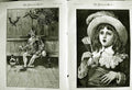 Old Antique Print 1882 Jester Little Girl Portrait Garland Barraud Art 19th